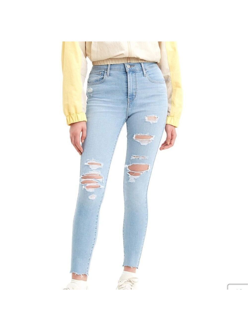 Levi's Skinny Jeans Distressed High Rise